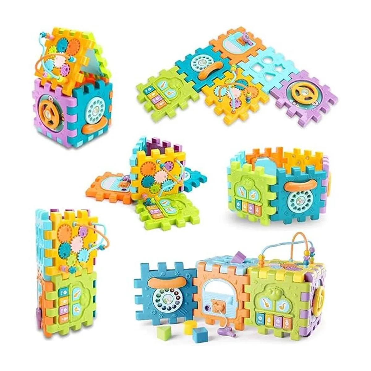 Cubo de actividades para bebés de 6 a 12 meses música_5