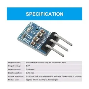 20 piezas de 3 pines AMS11173.3 DC 4.75V12V a 3.3V_2