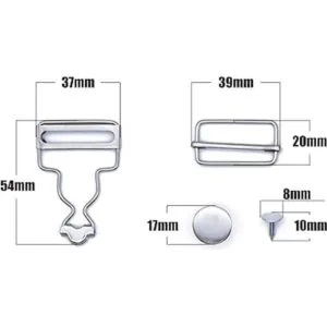 Lesnala 24 juegos de 3 colores de monos con botones de