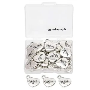 Shapenty Dijes colgantes en forma de corazón para_1