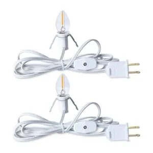 Cables blancos de 6 pies con una luz cable de accesorio_1