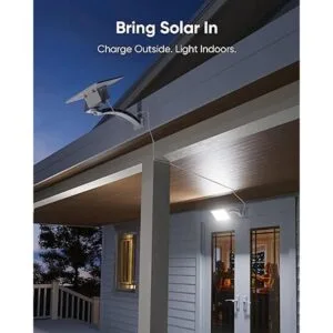 JACKYLED 48 luces solares de pared al aire libre con 5500