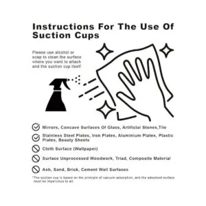 SunnyPoint NeverRust Soporte de succión de lujo para