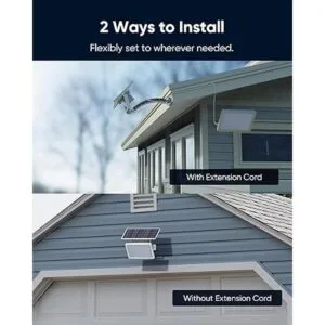 JACKYLED 48 luces solares de pared al aire libre con 5500