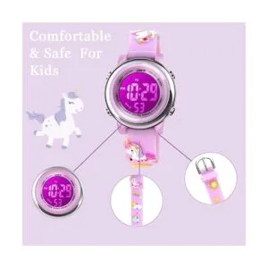 Kids Watch Girls Age 310 Upgrade 3D Cute Unicorn Cartoon