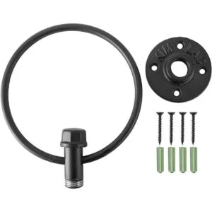 HighFree Toallero de pared industrial para baño cocina