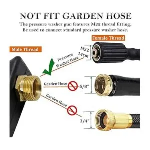 GDHXW X999 Pistola de espuma de 3000 PSI de alta presión_5