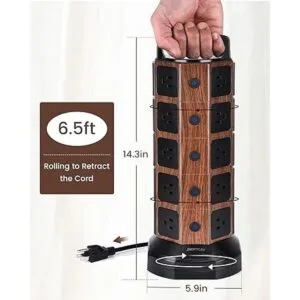 JACKYLED Protector de sobretensiones de torre de 1050 J_4