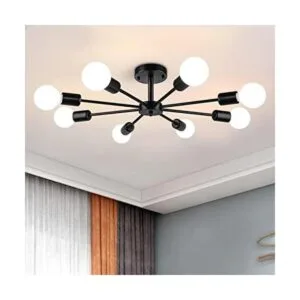 Lámpara de techo semiempotrada 8 luces lámpara de araña_1