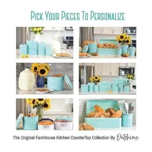 OUTSHINE Juego de 3 recipientes de cocina para encimera_5