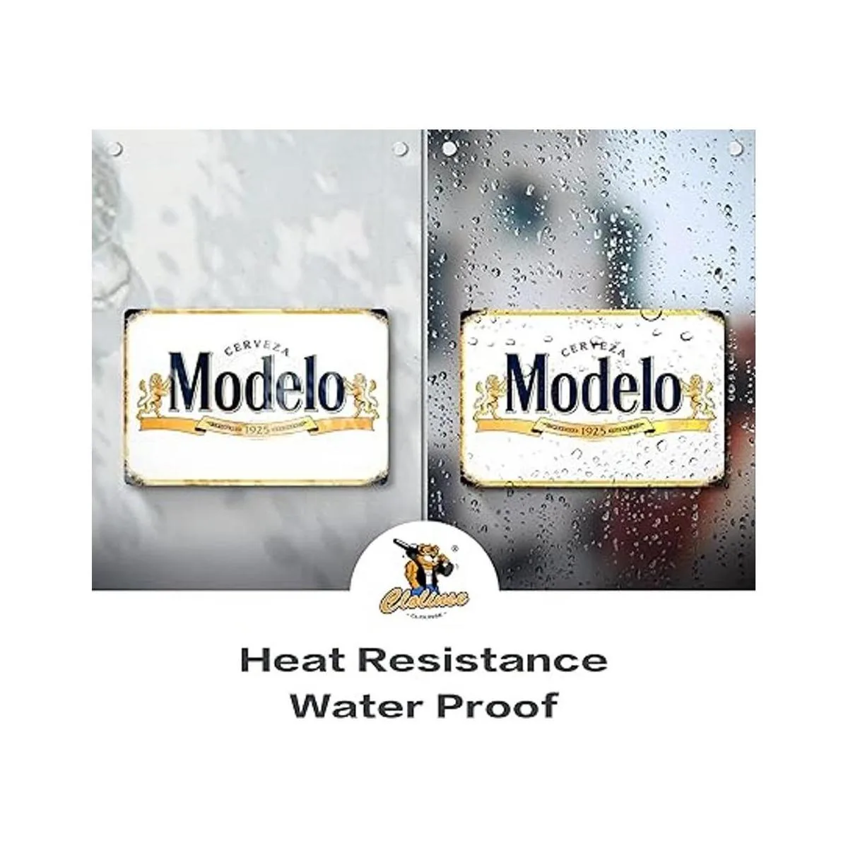 Clolinse Letreros de cerveza modelo Decoración de cueva