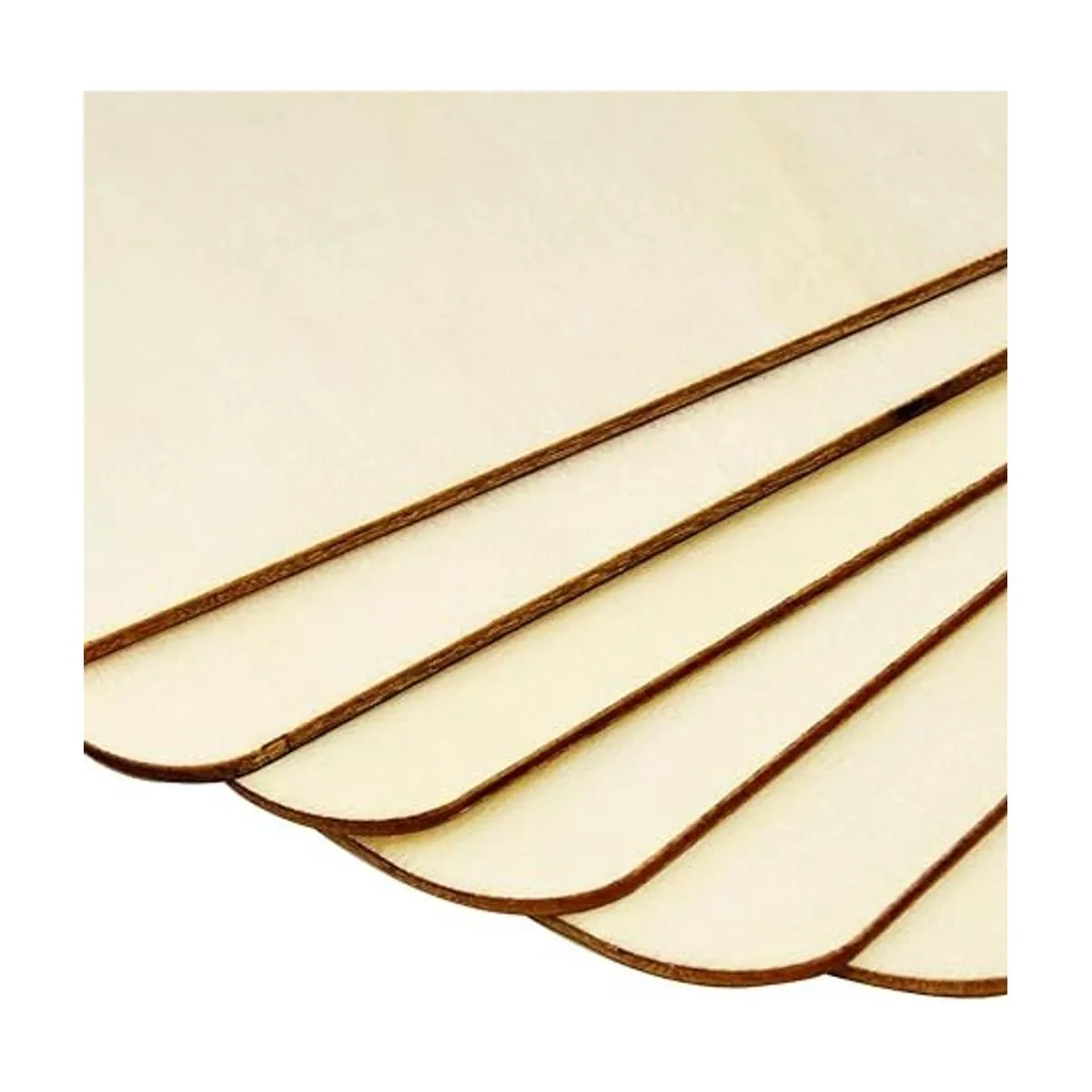 Obmwang 6 piezas de 8.0 x 8.0 in cuadradas de madera