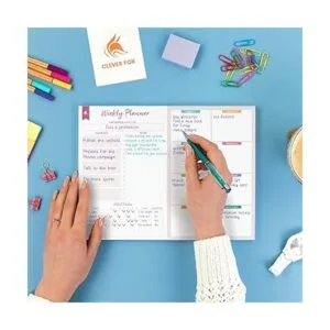 Clever Fox Agenda semanal de escritorio Bloc de notas_2