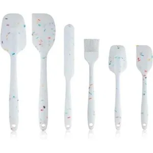 Juego de 6 espátulas de silicona resistentes al calor_1