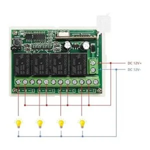 Interruptor remoto de relé de 12 V interruptor de control