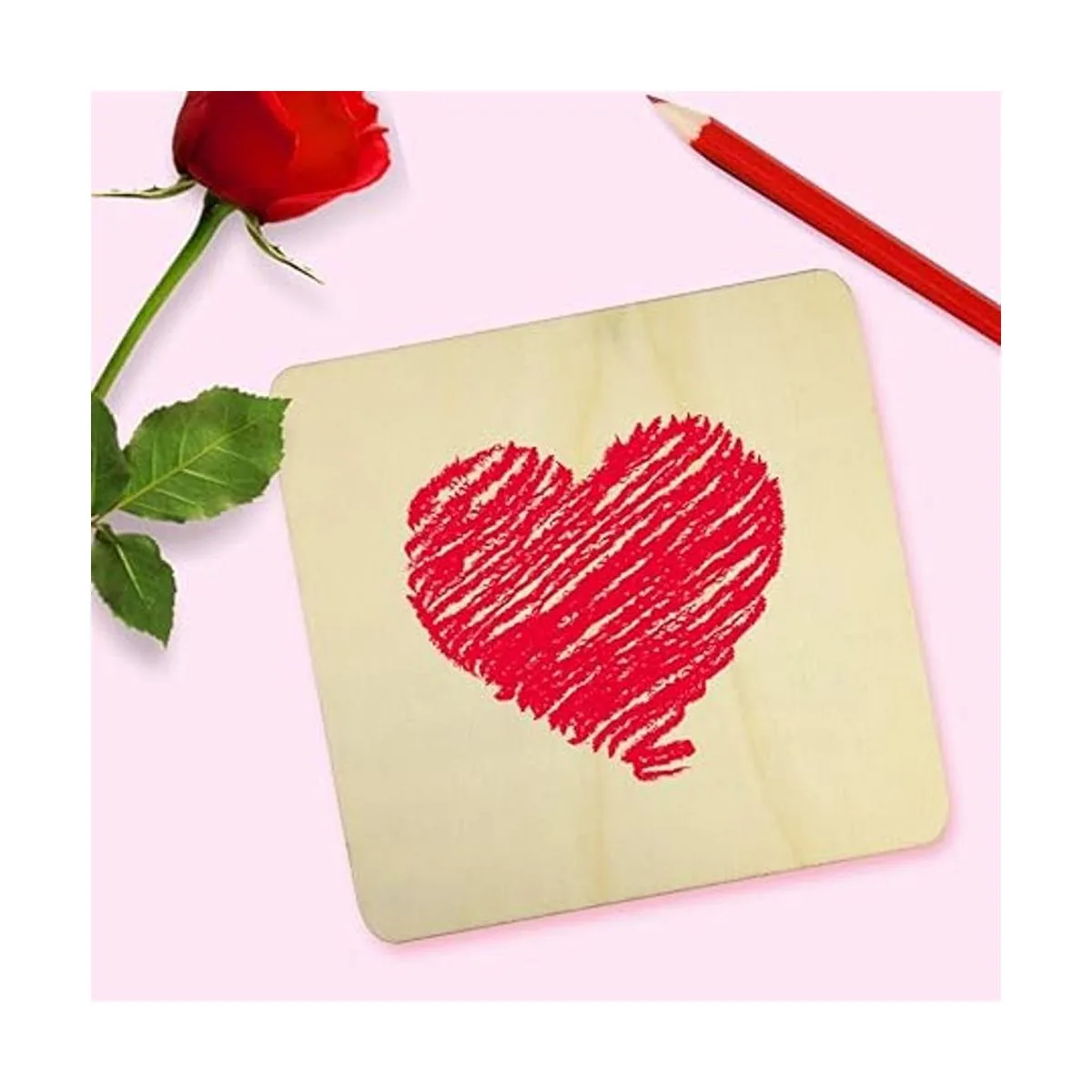 Obmwang 6 piezas de 8.0 x 8.0 in cuadradas de madera