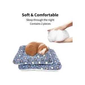 Amakunft Paquete de 2 almohadas cuadradas de conejillo de_2