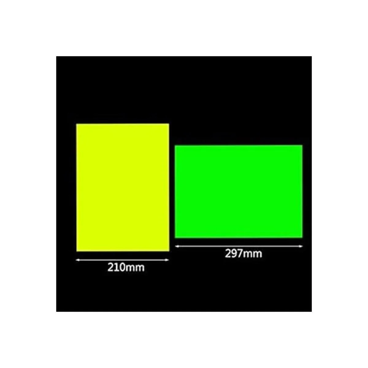 40 hojas de papel de neón que brillan para decoración de_3