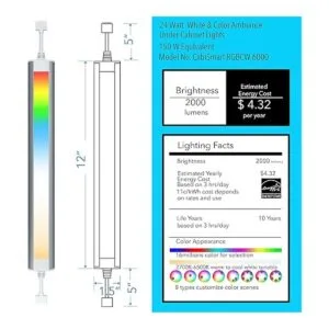 Tira de luces inteligentes para debajo del gabinete color_3