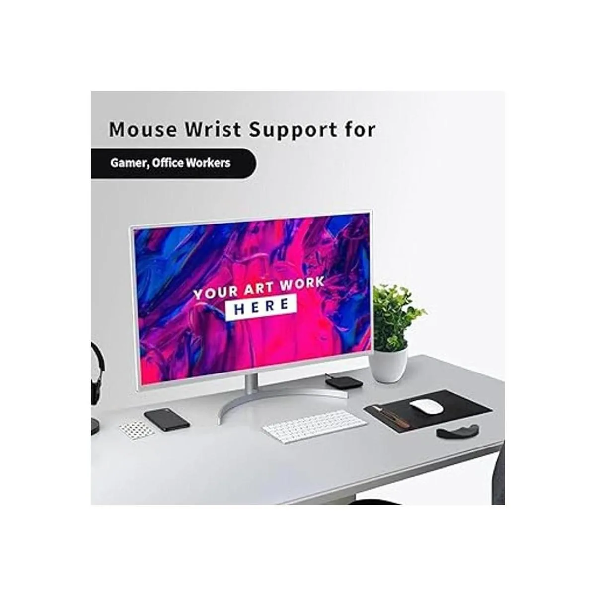 Soporte de palma para ratón soporte para reposamuñecas_2