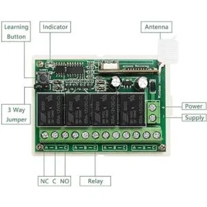 Interruptor remoto de relé de 12 V interruptor de control