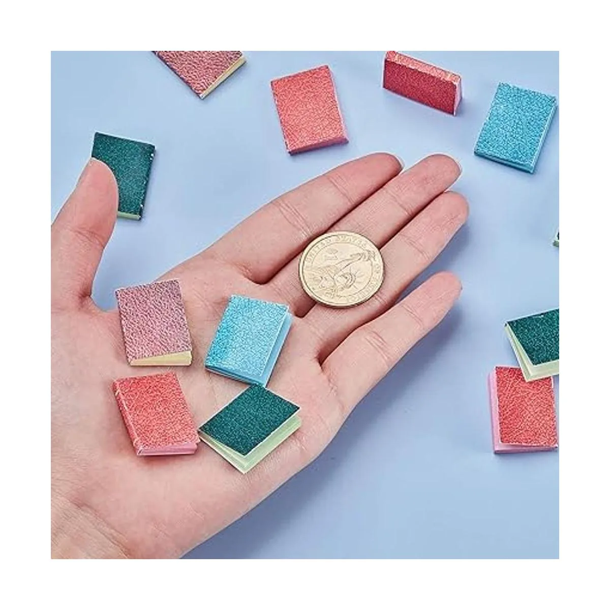 20 piezas de miniaturas a escala 112 libros de casa de