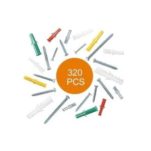 Juego de 320 anclajes de pared de yeso de plástico_2