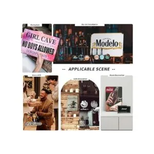 Clolinse Letreros de cerveza modelo Decoración de cueva