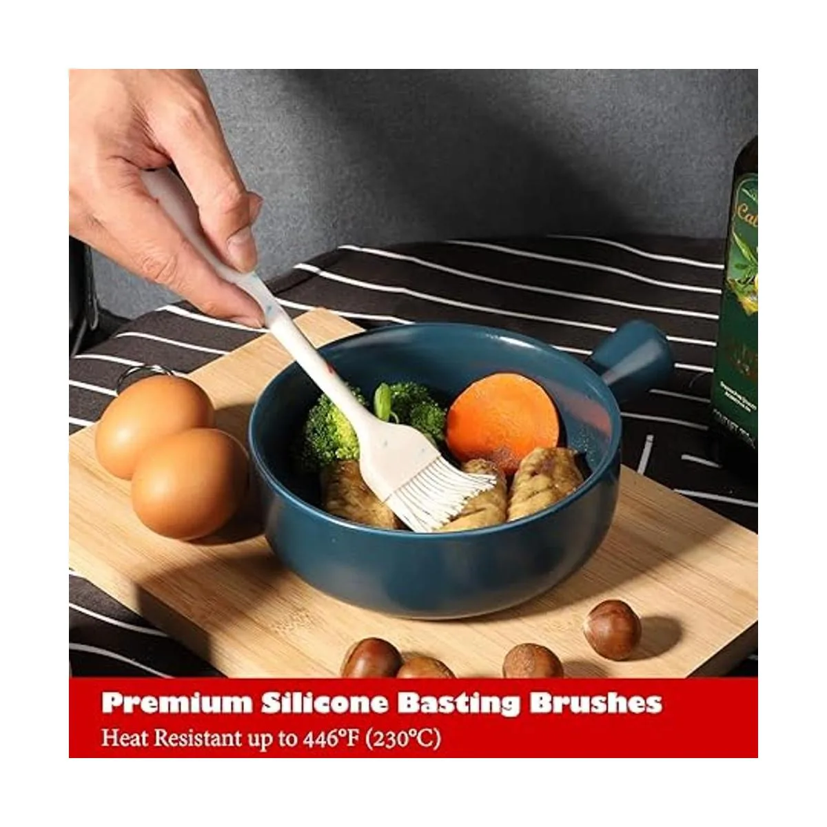 Juego de 6 espátulas de silicona resistentes al calor_4