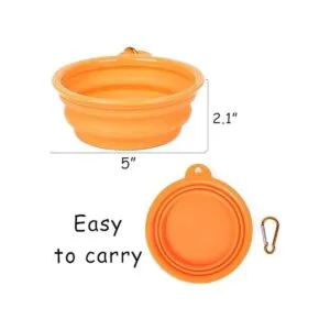 PROLOSO 9 piezas plegable perro tazón plegable expandible_5