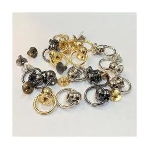 15 juegos de remaches para chupete de Chicago con anillo_3