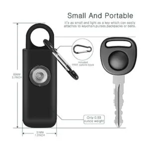 El llavero original de sirena de autodefensa para mujer_2