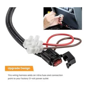 Adaptador de alimentación de 12 voltios para Jeep Wrangler_5