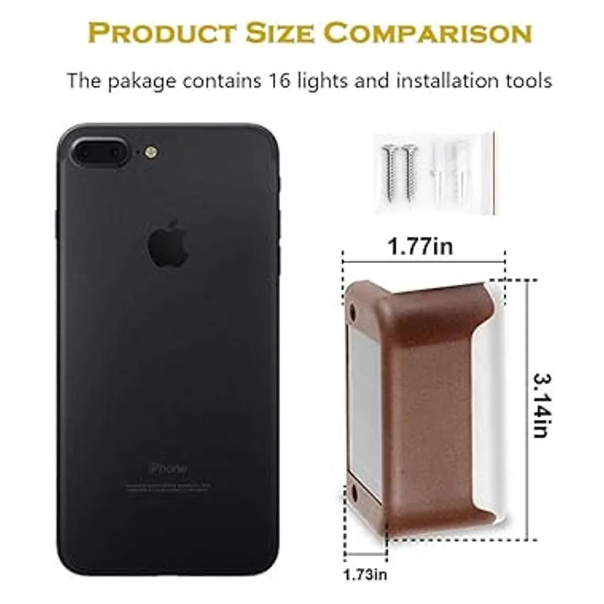 Luces solares para cubierta 16 luces LED impermeables_5