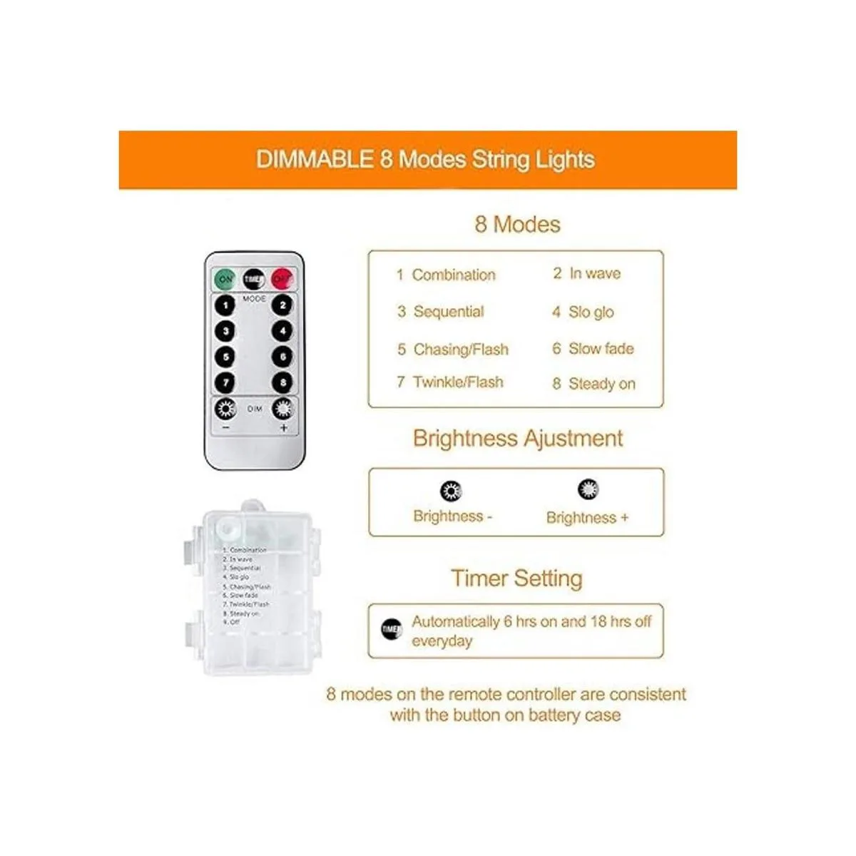 ANJAYLIA Guirnalda de luces LED con pilas_4