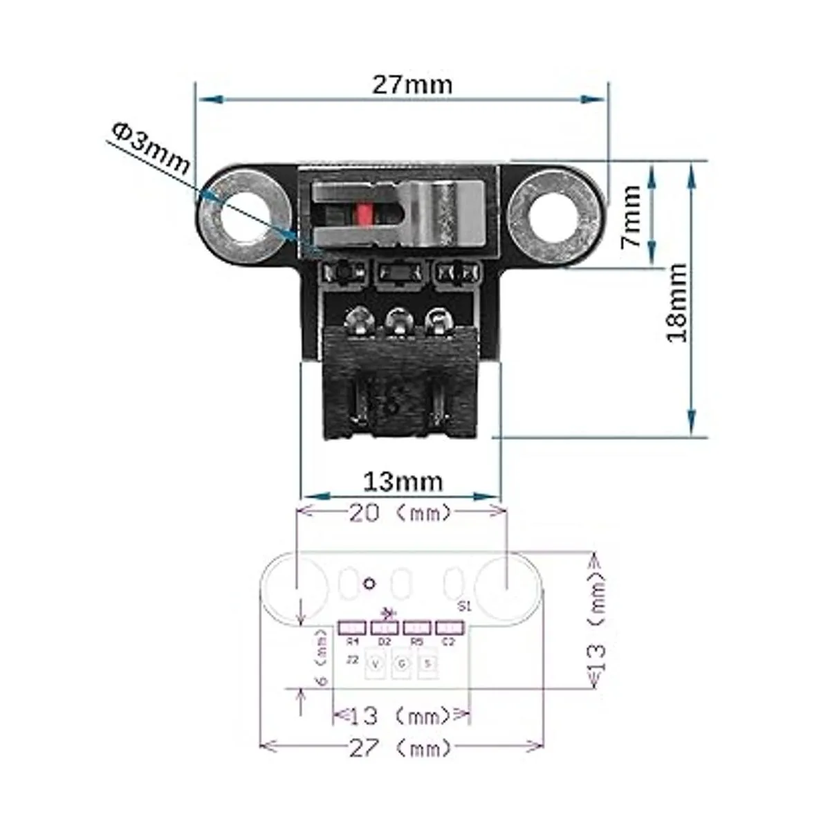 R REIFENG 6 unids 3D interruptor de la impresora_4