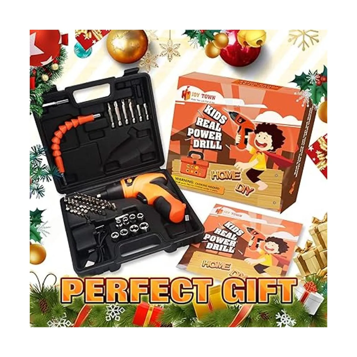 JoyTown Juego de brocas para niños con puntas_2