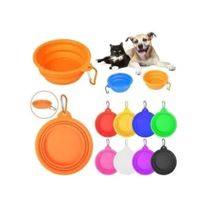PROLOSO 9 piezas plegable perro tazón plegable expandible_2