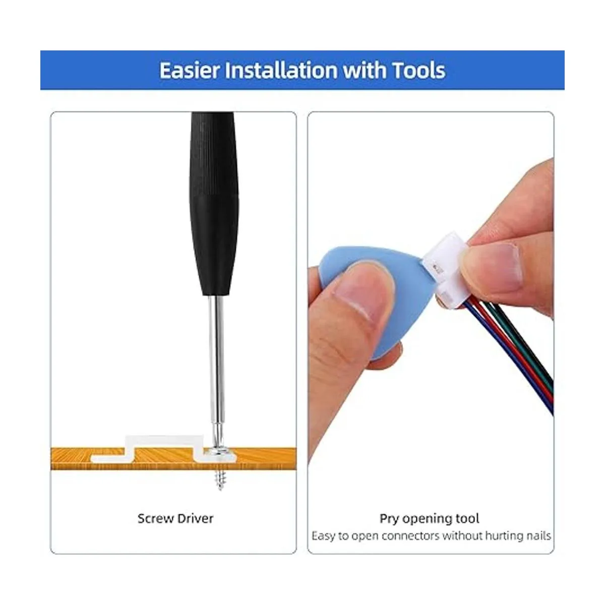 Kit de conector de luz de tira LED juego de accesorios de_2