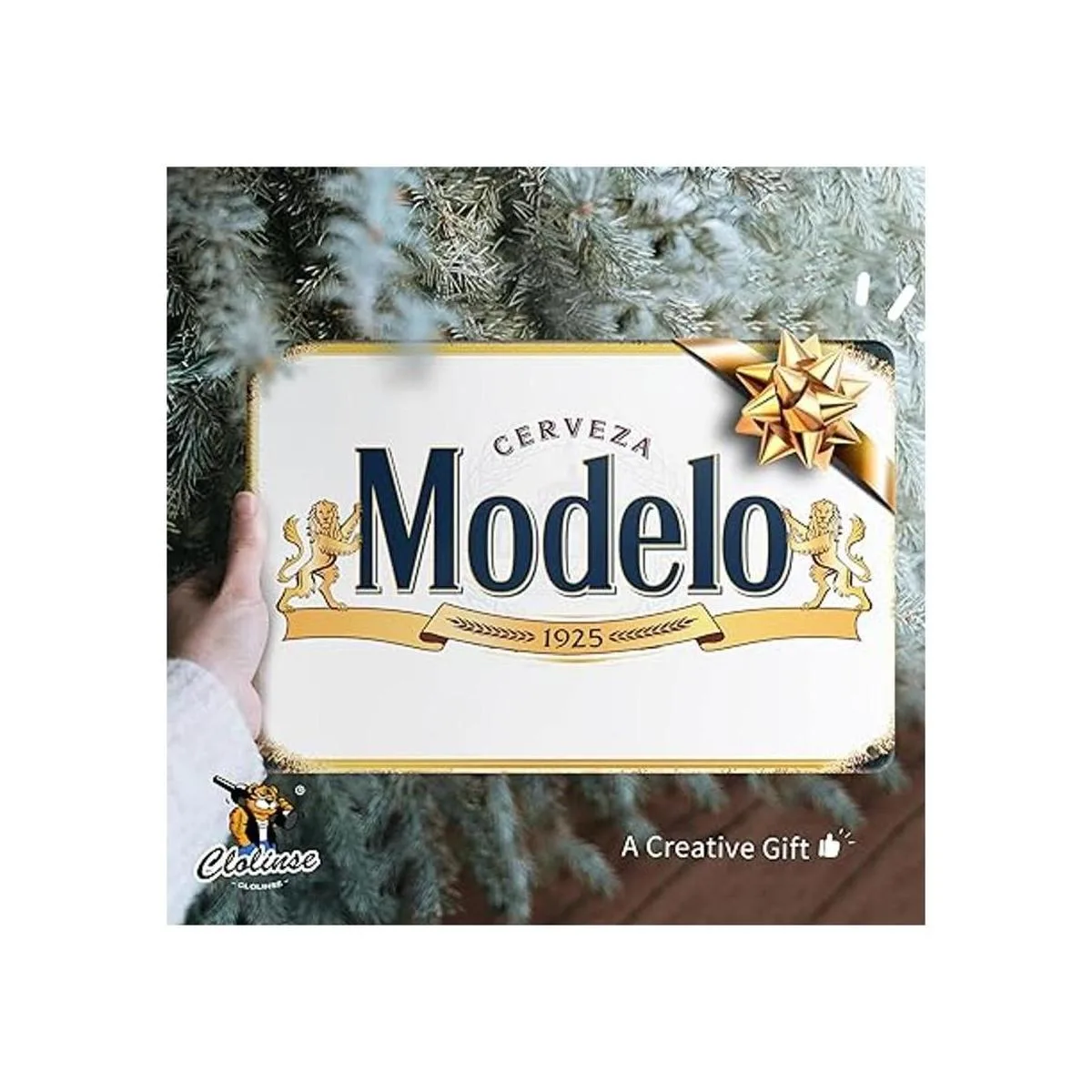 Clolinse Letreros de cerveza modelo Decoración de cueva