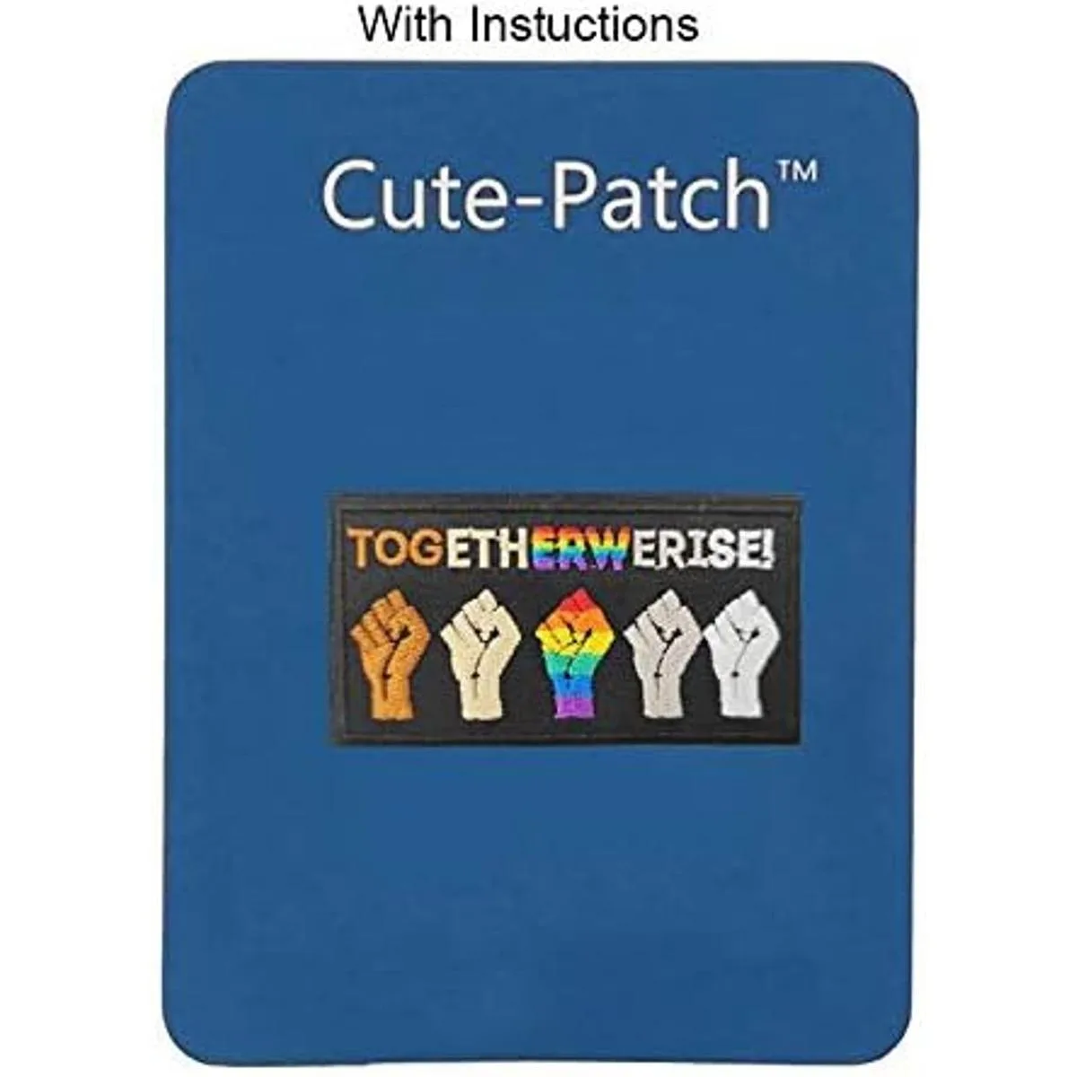 Parche bordado para planchar de 3.5 in Together WERWE Rise_2