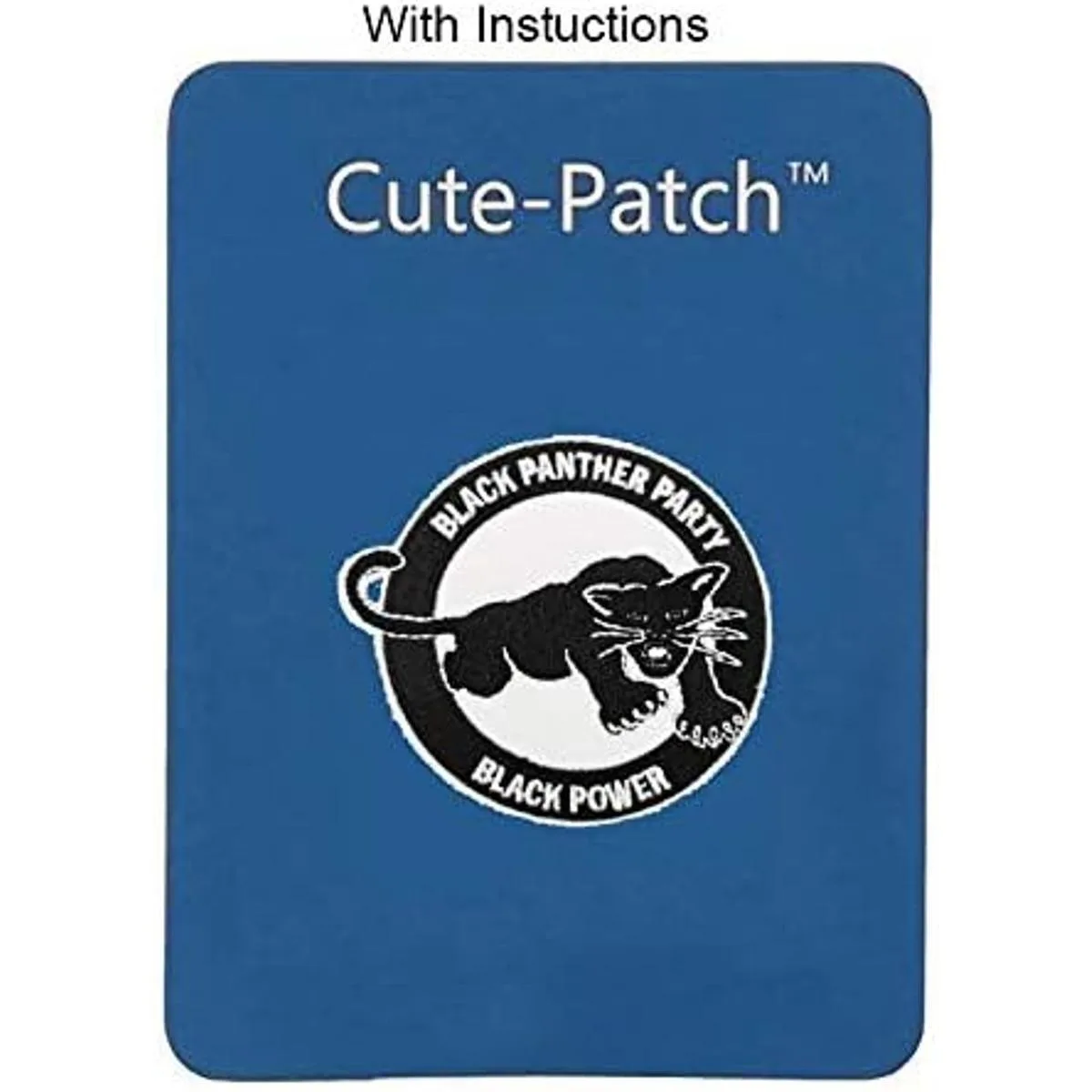 CutePatch Parche para planchar bordado negro de 3_3