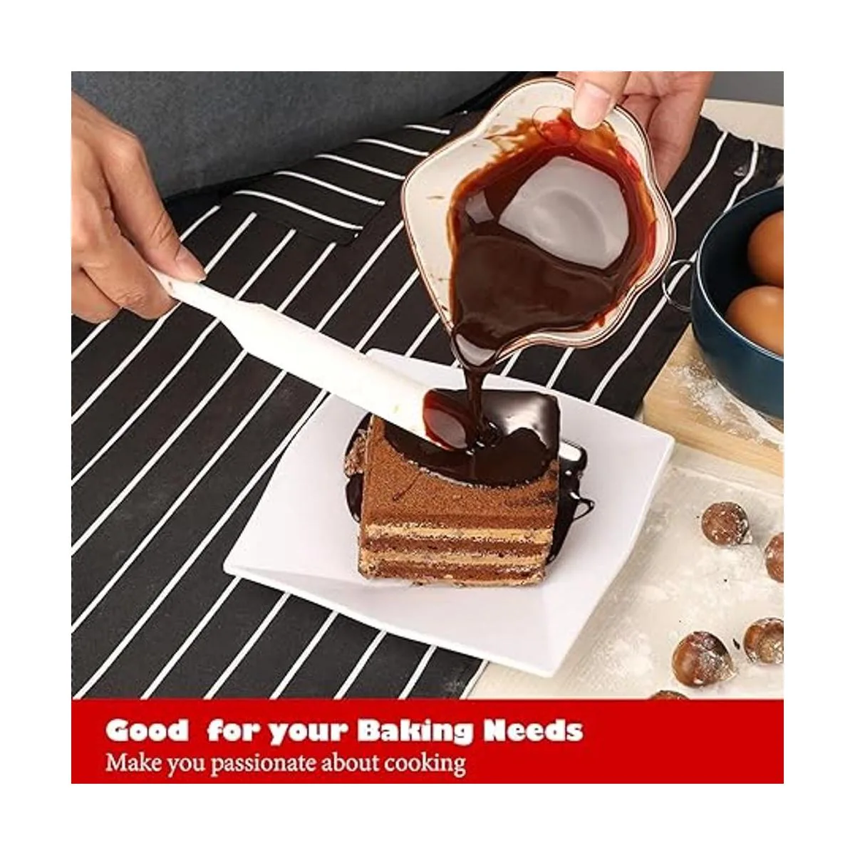 Juego de 6 espátulas de silicona resistentes al calor_3