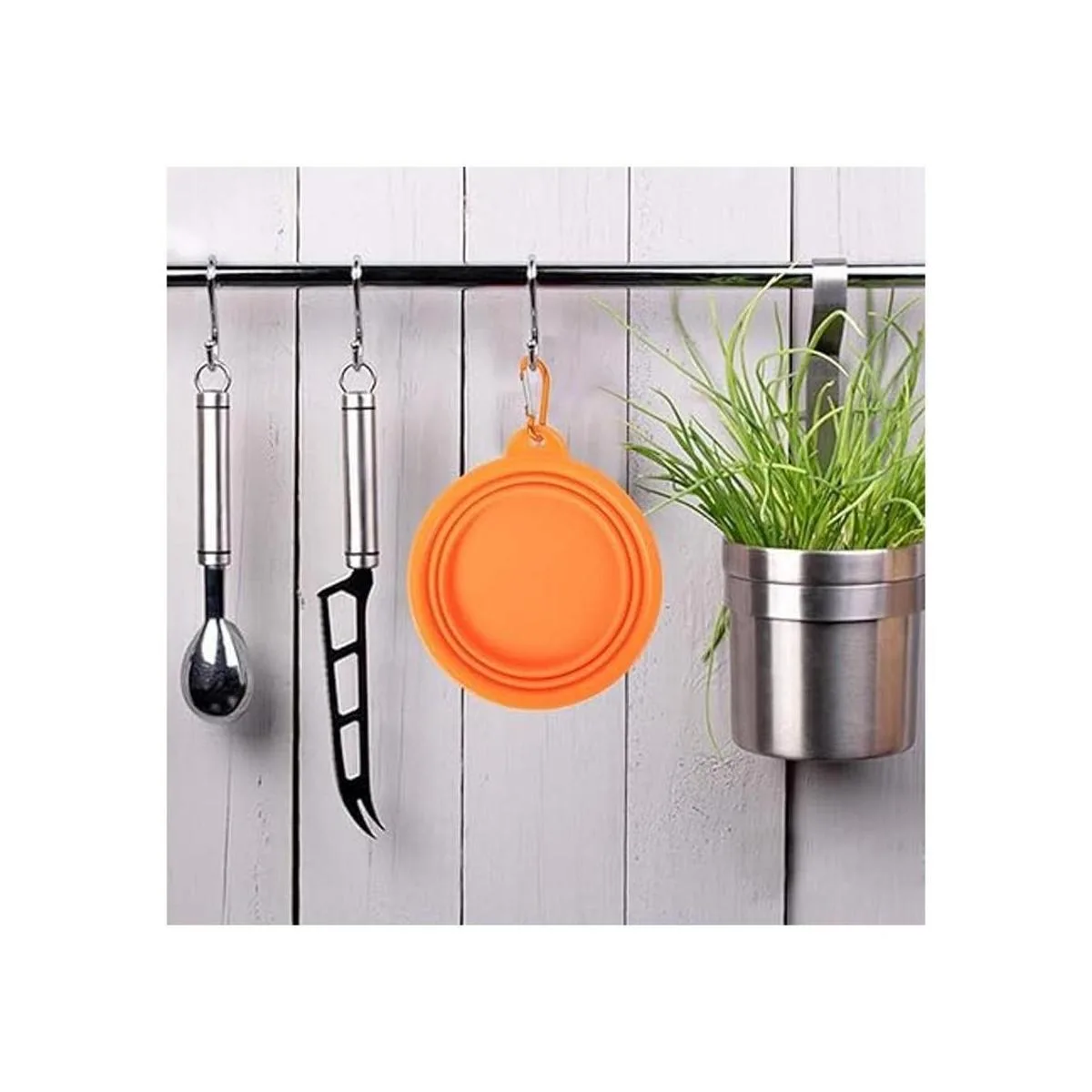 PROLOSO 9 piezas plegable perro tazón plegable expandible_6