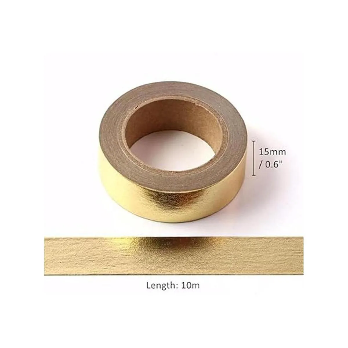 MEI YI TIAN Juego de 6 rollos de cinta adhesiva de papel_2