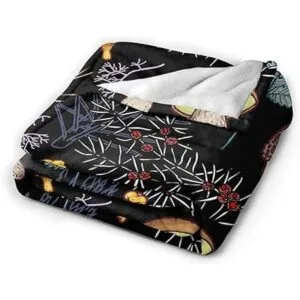 ARTIEMASTER Manta personalizada con hongos del bosque_2