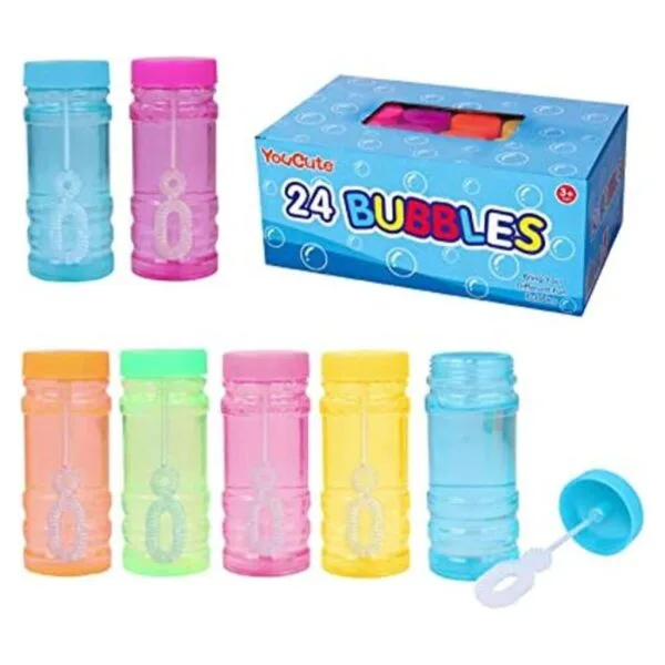 Bubbles Paquete de 24 recuerdos de fiesta para niños_1