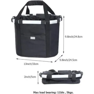 RAYMACE Cesta de bicicleta para perro cesta de manillar_2