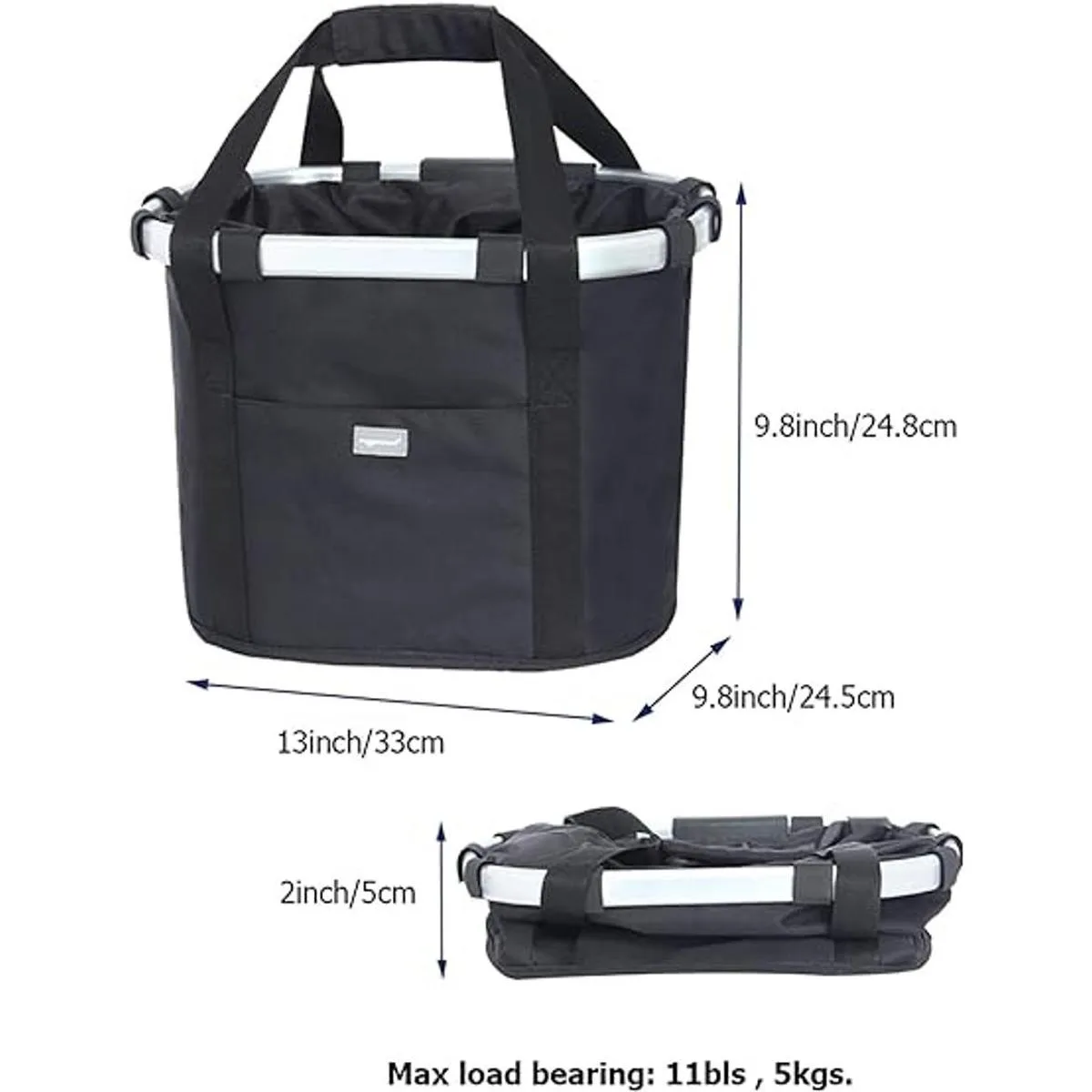 RAYMACE Cesta de bicicleta para perro cesta de manillar_2