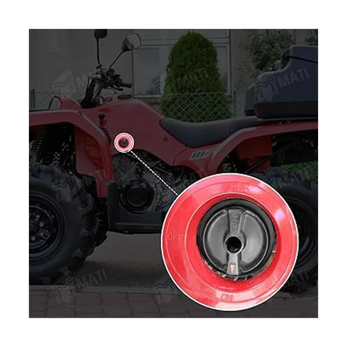 M MATI Conjunto y palanca de combustible para Yamaha ATV_5